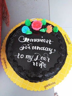 Chocolates Dedication Cake