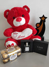 Philblossoms 16 inches Bear with 16pcs Ferrero and Cain Perfume