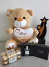 Philblossoms 16 inches Bear with 16pcs Ferrero and Cain Perfume