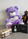 Philblossoms 16 inches Bear with 16pcs Ferrero and Cain Perfume