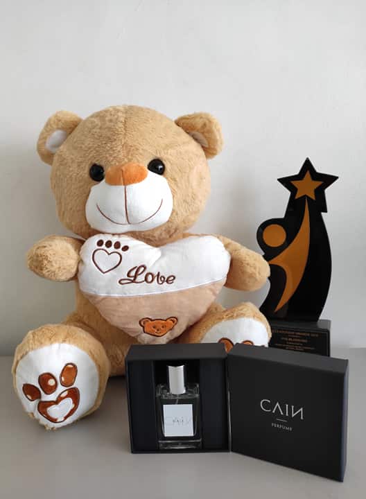 Philblossoms 16 inches Bear with Cain Perfume