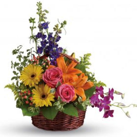 Assorted Flower Basket
