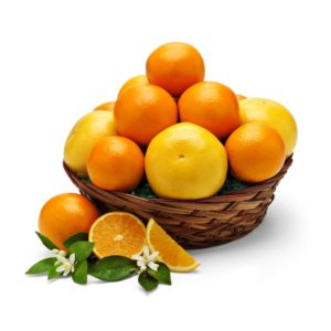 Sweet Orange Fruit Basket