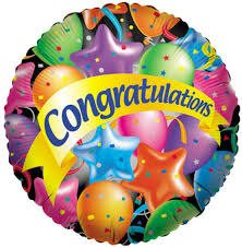 Congratulations Mylar Balloon