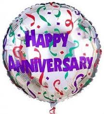 Happy Anniversary Mylar Balloon
